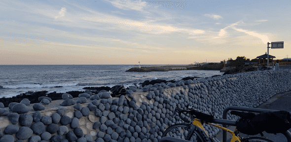 자전거와 바다